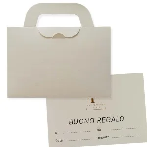Buoni Regalo personalizzabili con busta Avorio Borsetta