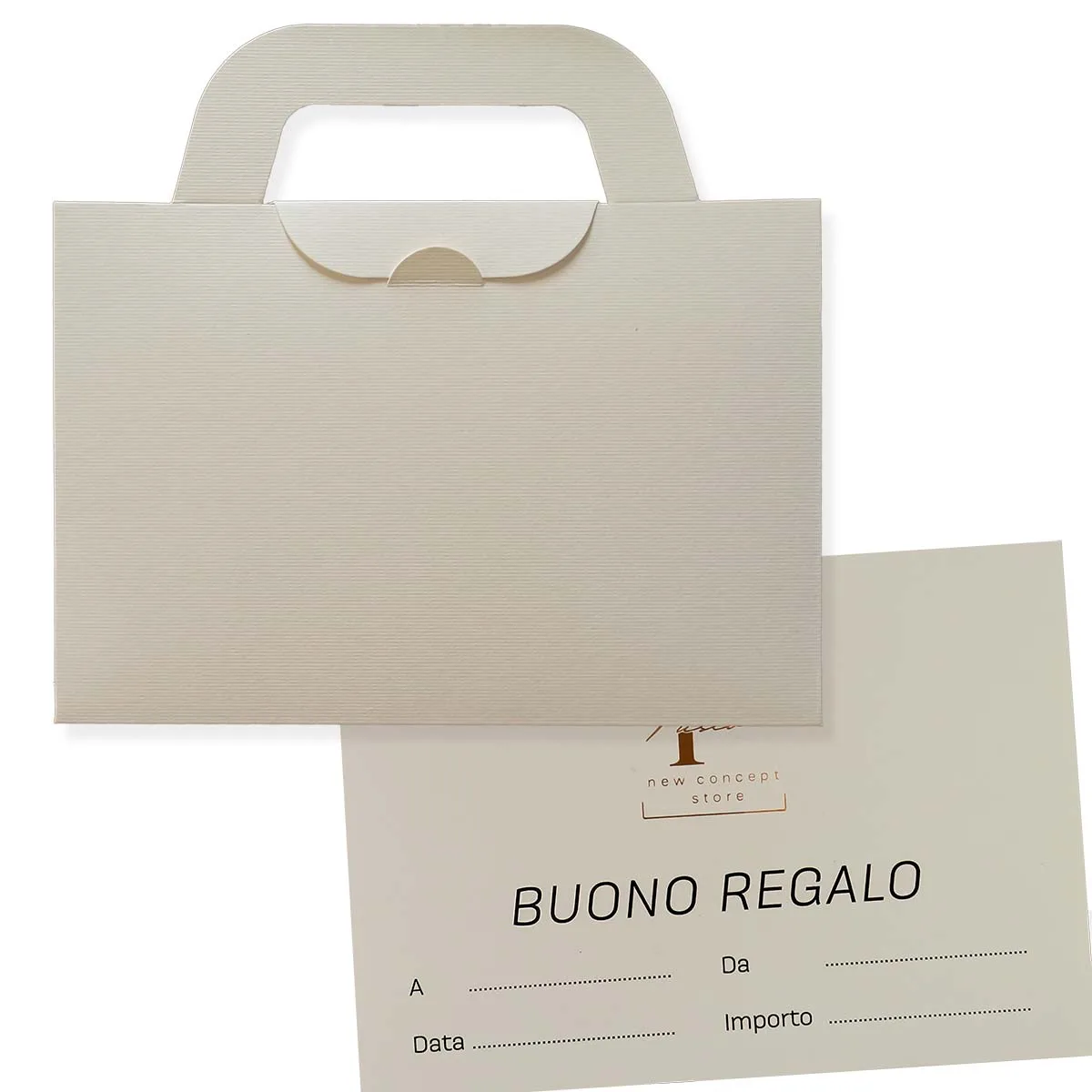 Buoni Regalo personalizzabili con busta Avorio Borsetta