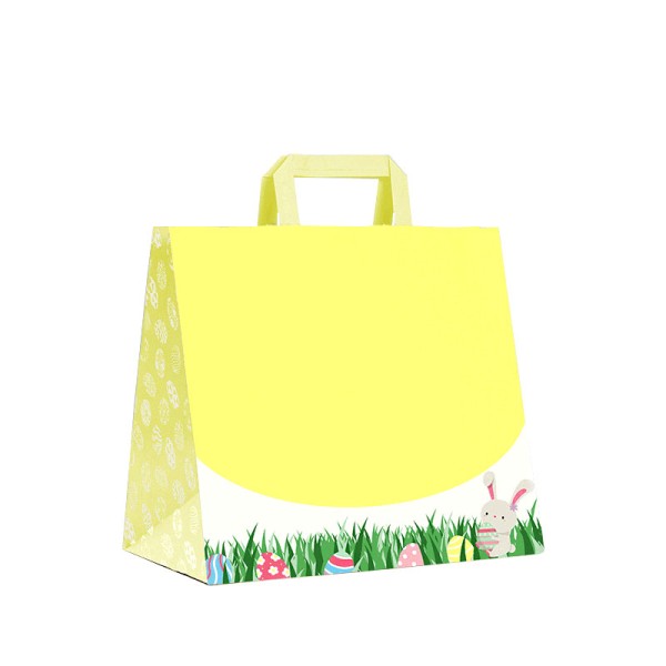Shopper Kraft Giallo Pasqua Vivace M32