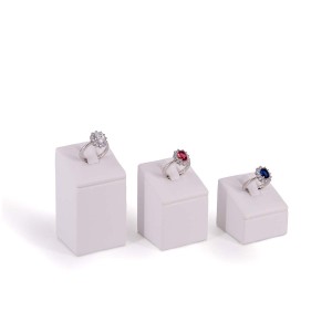 Espositore per anelli set 3 pz Bianco Aurora