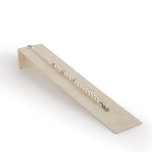 Espositore per bracciale in floccato Avorio Aurora