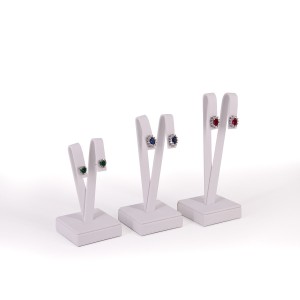 Espositore per orecchini set 3 pz Bianco Aurora
