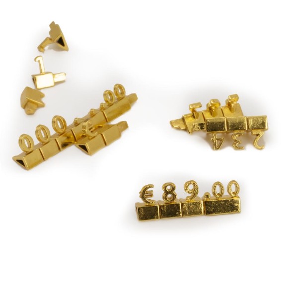 Segnaprezzi Vetrina per gioielli Oro