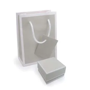 Astuccio con shopper multifunzione Grigio e Bianco Isola M1