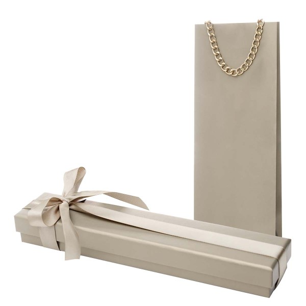 Astuccio con shopper per bracciale Platino e catenella Titania M4