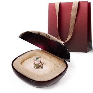 Astuccio led multifunzione Bordeaux tondo con shopper Trento M2