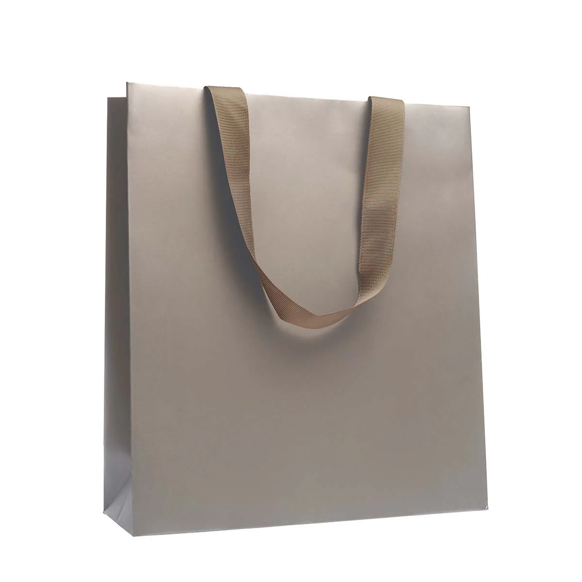 Shopper Plastificata Opaca Platino Maestrale M16