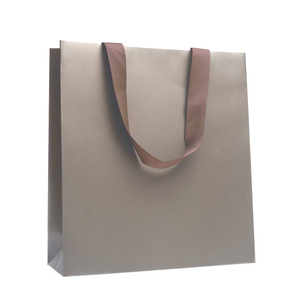 Shopper Plastificata Opaca Platino Maestrale M17