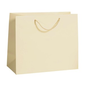 Shopper Plastificata Opaca Avorio Eolo M34