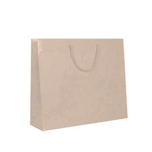 Shopper Plastificata Lucida Cipria rosato Flat Luce M42