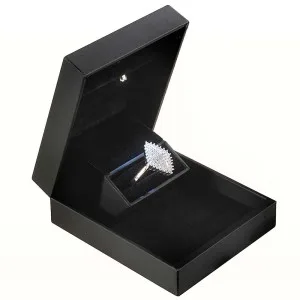 Astuccio led per anello Nero Slim