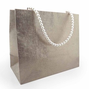 Shopper Tessuto Oro Perlata M26