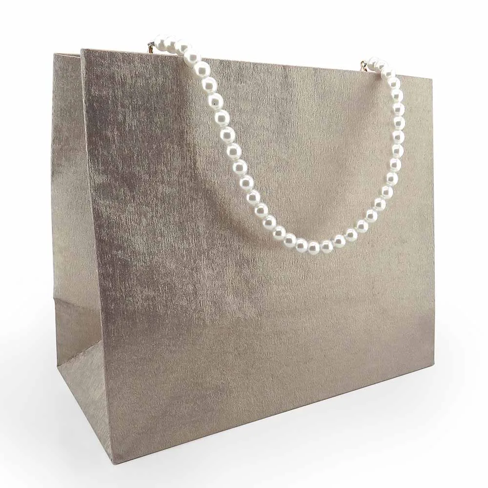 Shopper Tessuto Oro Perlata M26