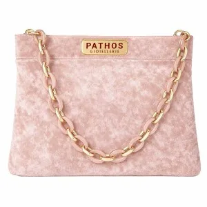 Shopper Tessuto Velluto Cipria Velvet M24
