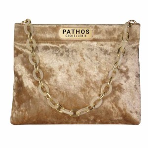 Shopper Velluto Oro Velvet M24