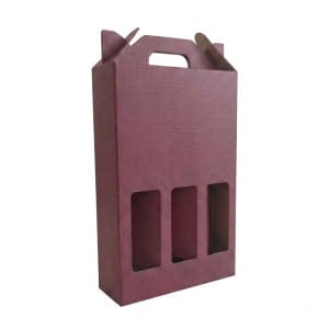 Shopper Kraft Kraft opaca Bordeaux Shopper box M24