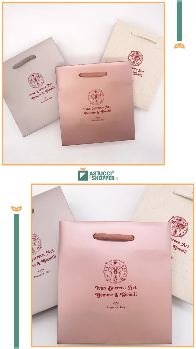 Shopper lusso personalizzate con stampa a caldo per lo scultore e orafo fiorentino "IVAN BARRECA".
Richiedi anche tu una consulenza gratuita personalizzata per il tuo packaging, contattaci adesso 👉 link in bio.
.
.
.#astuccieshopper #oreficeriaartigianale #gioielleriaitaliana #shopperplastificate #shopperpersonalizzate #shopperlusso #packaginggioielleria #packagingpersonalizzato #packagingsumisura