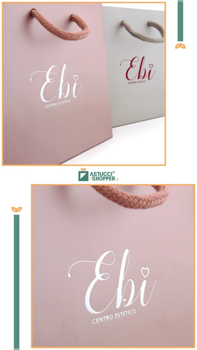 Shopper lusso plastificate personalizzate con stampa a caldo per @ebicentroestetico.
Richiedi anche tu una consulenza gratuita personalizzata per il tuo packaging, contattaci adesso 👉 link in bio.
.
.
.#astuccieshopper #shopperpersonalizzate #stampaacaldo #shopperplastificate #packagingpersonalizzato #packagingsumisura #beautycenter
