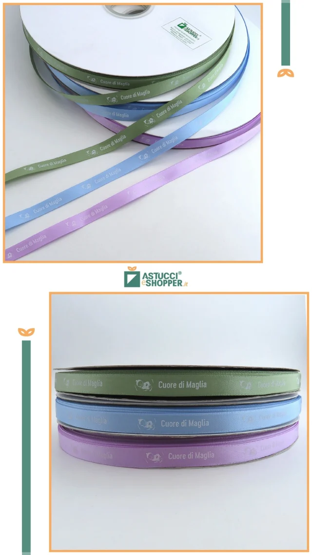 Nastro in doppio raso personalizzato con stampa a caldo per le creazioni artigianali di @associazionecuoredimaglia .
Richiedi anche tu una consulenza gratuita personalizzata per il tuo packaging, contattaci adesso 👉 link in bio.
.
.
.#astuccieshopper #stampaacaldo #packagingideas #packagingpersonalizzato #packagingsumisura #nastropersonalizzato #nastrodoppiorasopersonalizzato #nastrodoppioraso